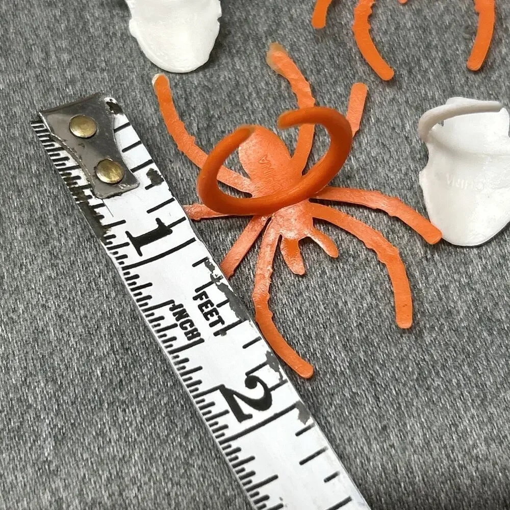 50+ Assorted Halloween Rings Spiders Bats Skulls Zombies Kids Bulk Party Favors